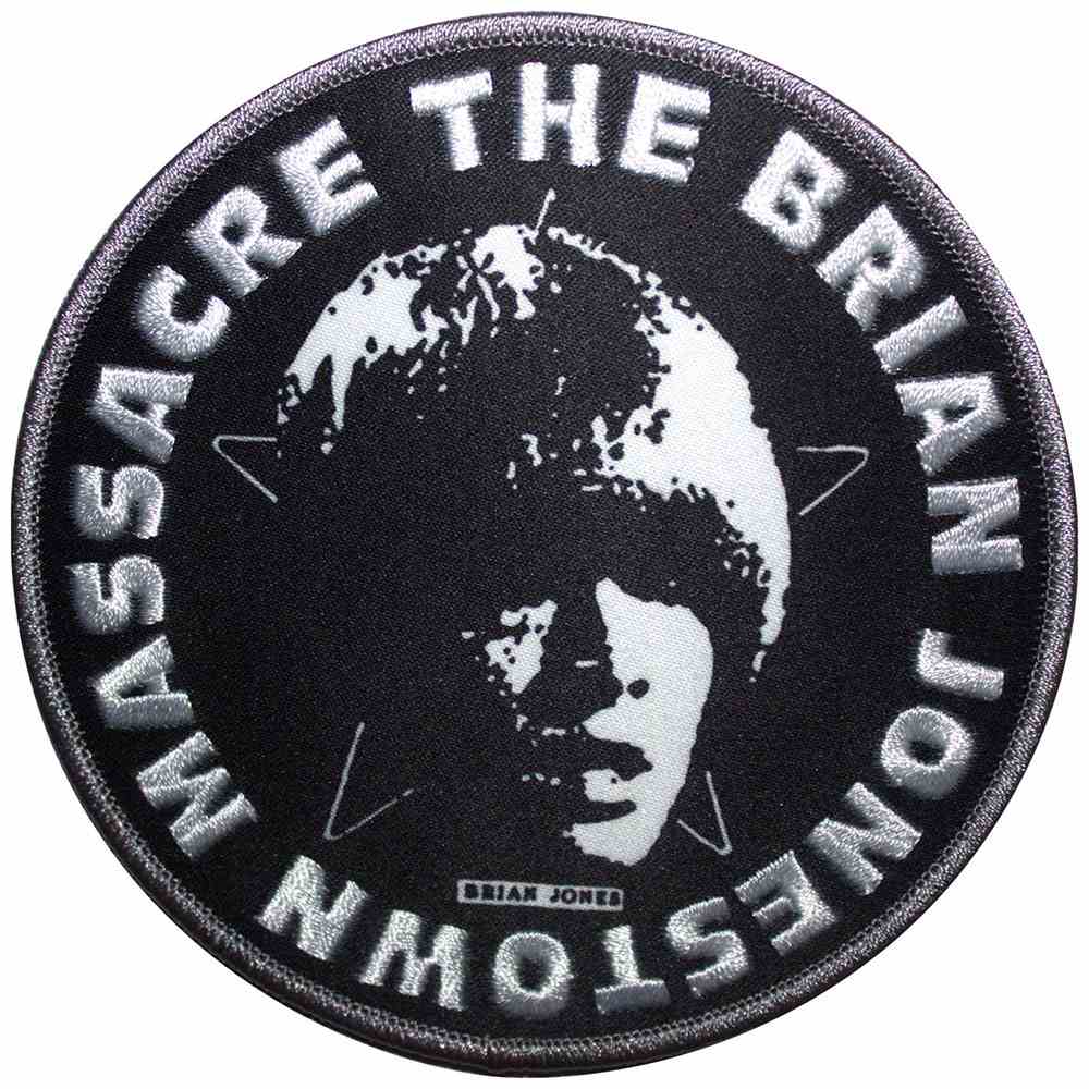 The Brian Jonestown Massacre - Circle Face Patch - Zwart